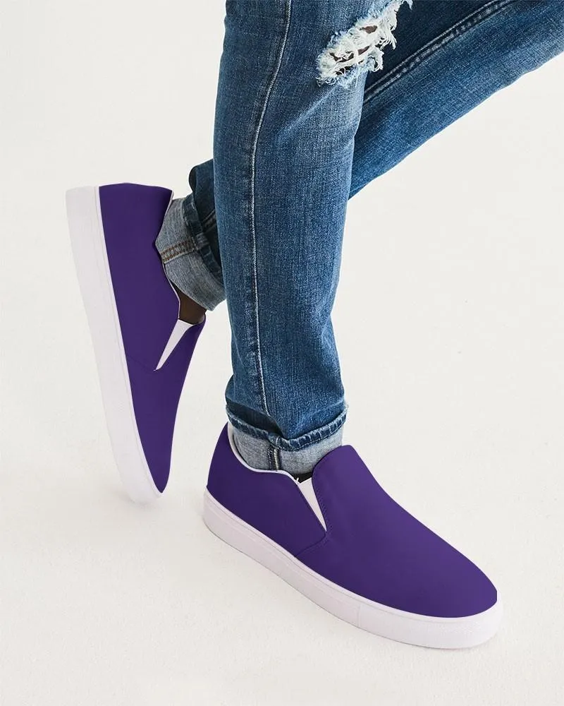 Shaded Violet Slip-On Canvas Sneakers | Men's | C88M100Y0K30