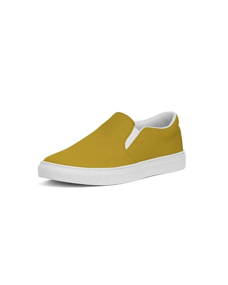 Shaded Yellow Slip-On Canvas Sneakers | Women's | C0M25Y100K30