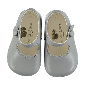 Soft Leather Baby 'Lucy' Shoes - Perla