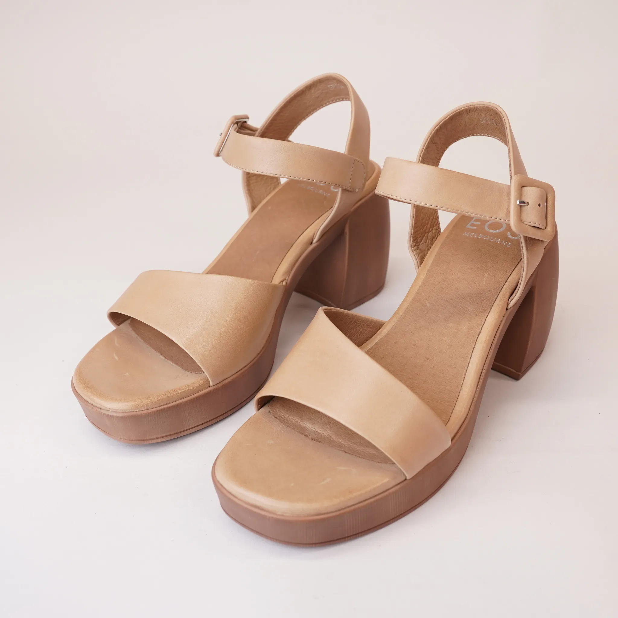 Spiga Birch Leather Heels