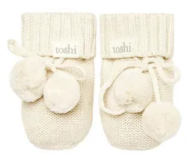 Toshi - Organic Booties Marley - Cream