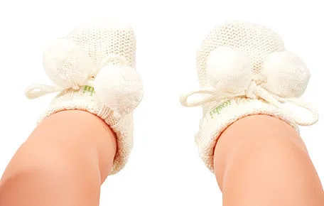 Toshi - Organic Booties Marley - Cream