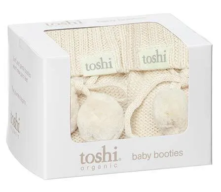 Toshi - Organic Booties Marley - Cream