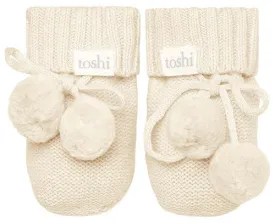 Toshi Organic Booties Marley Feather