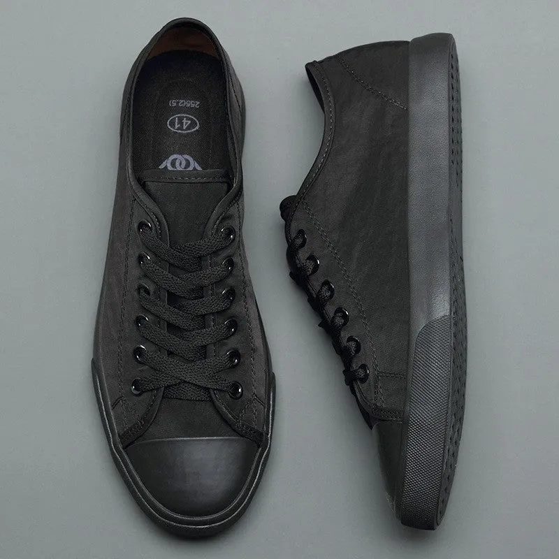 UrbanSoles™ - Vintage Canvas Low-Top Lace-up Sneakers