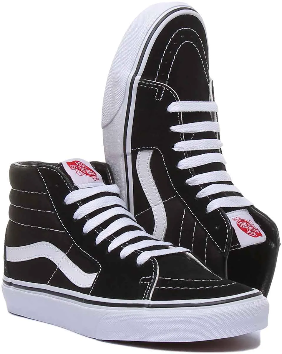 Vans Classic Sk8-Hi In Black White For Men