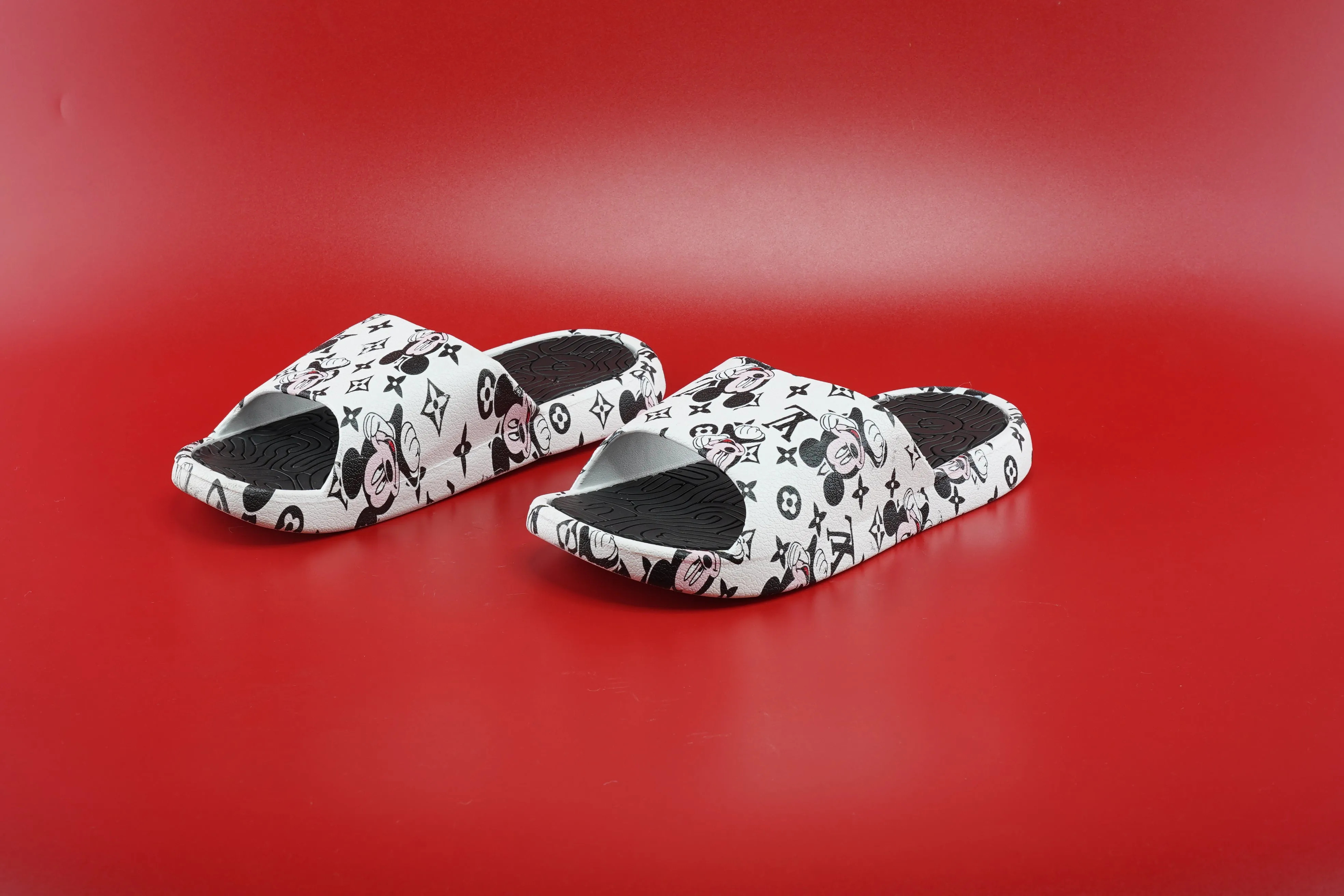 White printed Slides