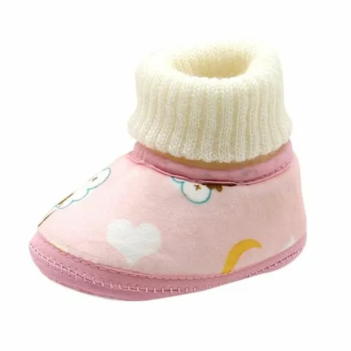 Winter Super Warm Newborn Shoes Baby Girls Princess Winter Boots First