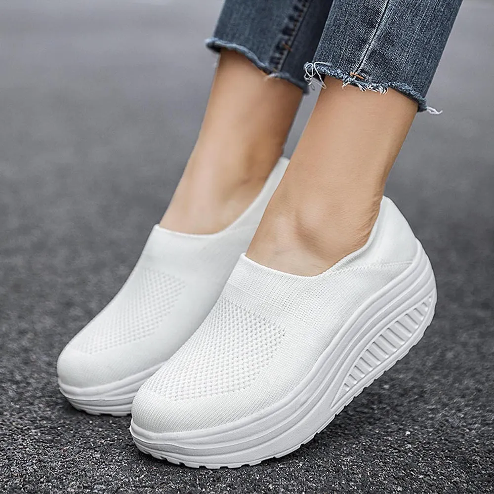 Women's Fashion Sneakers for Running  Mesh Sports Shoes