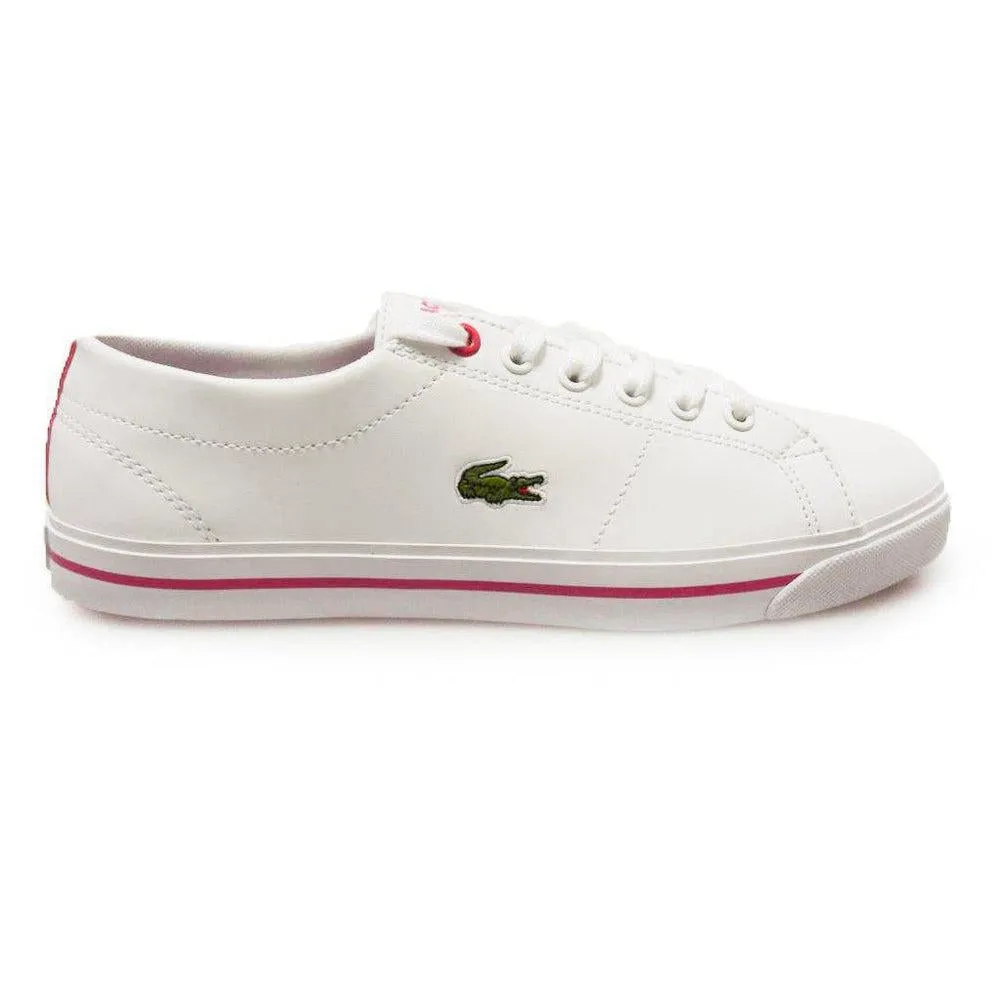 Womens Lacoste Marcel 117 1 CAJ - 6373929304 - White Pink Trainers