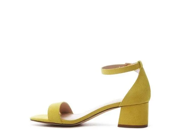 Women's Shoes Ecrin Suede Block Heel Sandals