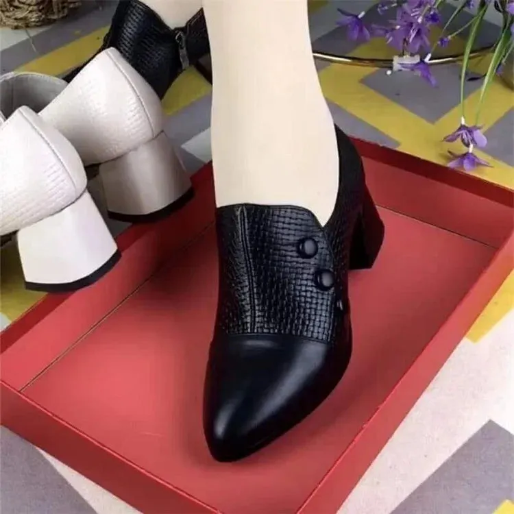 Women's Soft Soled Leather Shoes